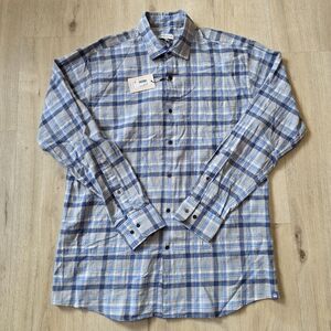 Peter Millar Crown Men's Sherbrooke Cotton Sport Shirt Size L